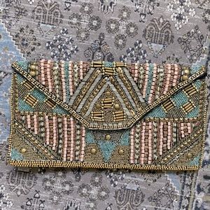 Embellished clutch (or crossbody!) bag
